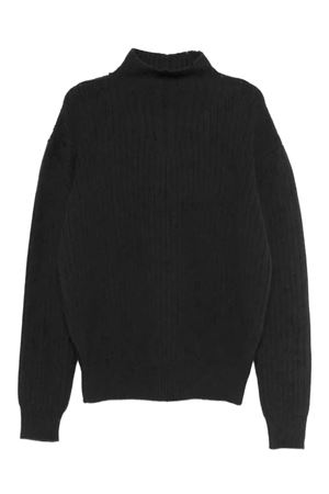 Black virgin wool sweater RICK OWENS | RU02E1645KWV09